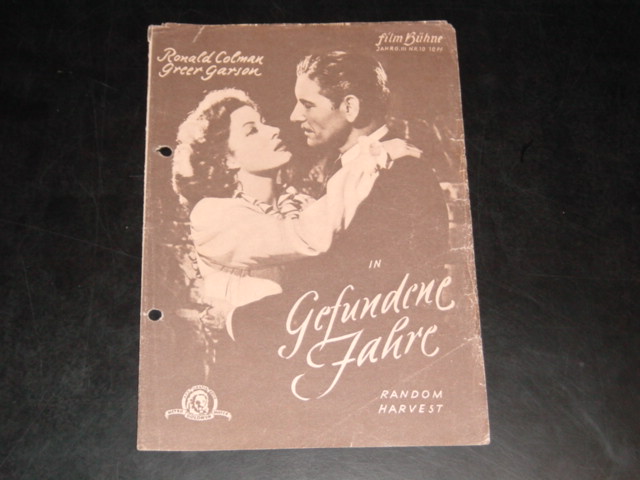 10: Gefundene Jahre, Ronald Colman, Greer Garson,