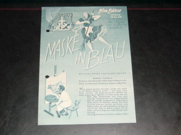 141: Maske in Blau, Hans Moser, Clara Tabody,