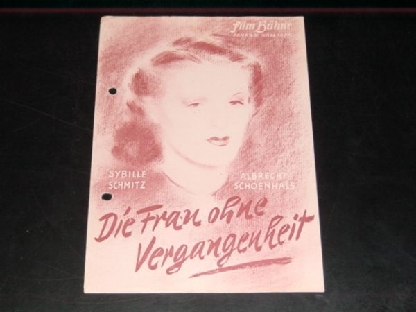 149: Die Frau ohne Vergangenheit, Sybille Schmitz,