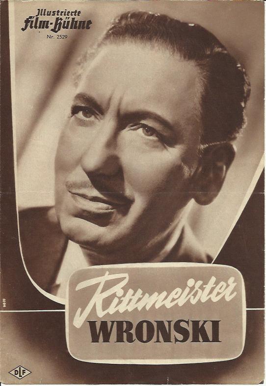 2529: Rittmeister Wronski, Willy Birgel, Elisabeth Flickenschildt, Antje Weisgerber, Ilse Steppat, Irene von Meyendorff, Paul Hartmann, Claus Holm, Olga Tschechowa, Volker von Collande, Rudolf Forster, Margarete Schön,