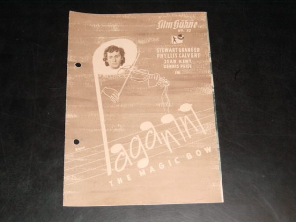 52: Paganini, Stewart Granger, Phyllis Calvert, Dennis Price,