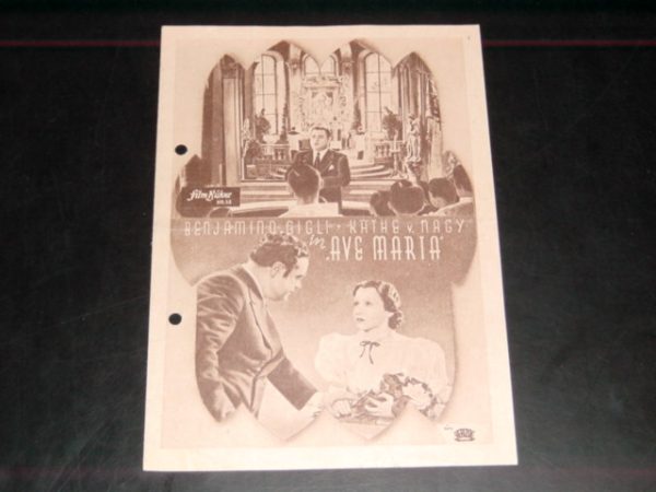 55: Ave Maria, Käthe von Nagy, Benjamino Gigli,