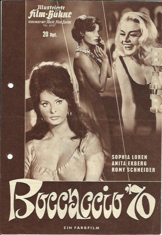 6167: Boccaccio 70, Romy Schneider, Sophia Loren ( Braun )