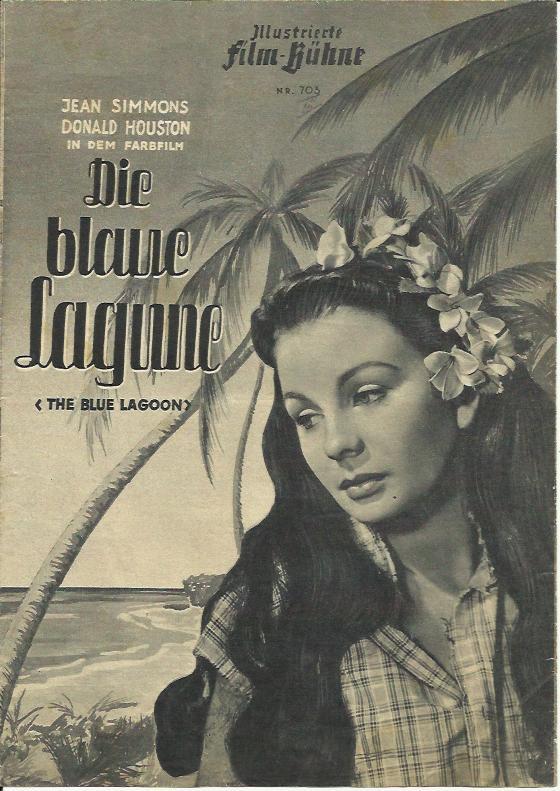 703: Die blaue Lagune ( Südsee ) Jean Simmons, Donald Houston,