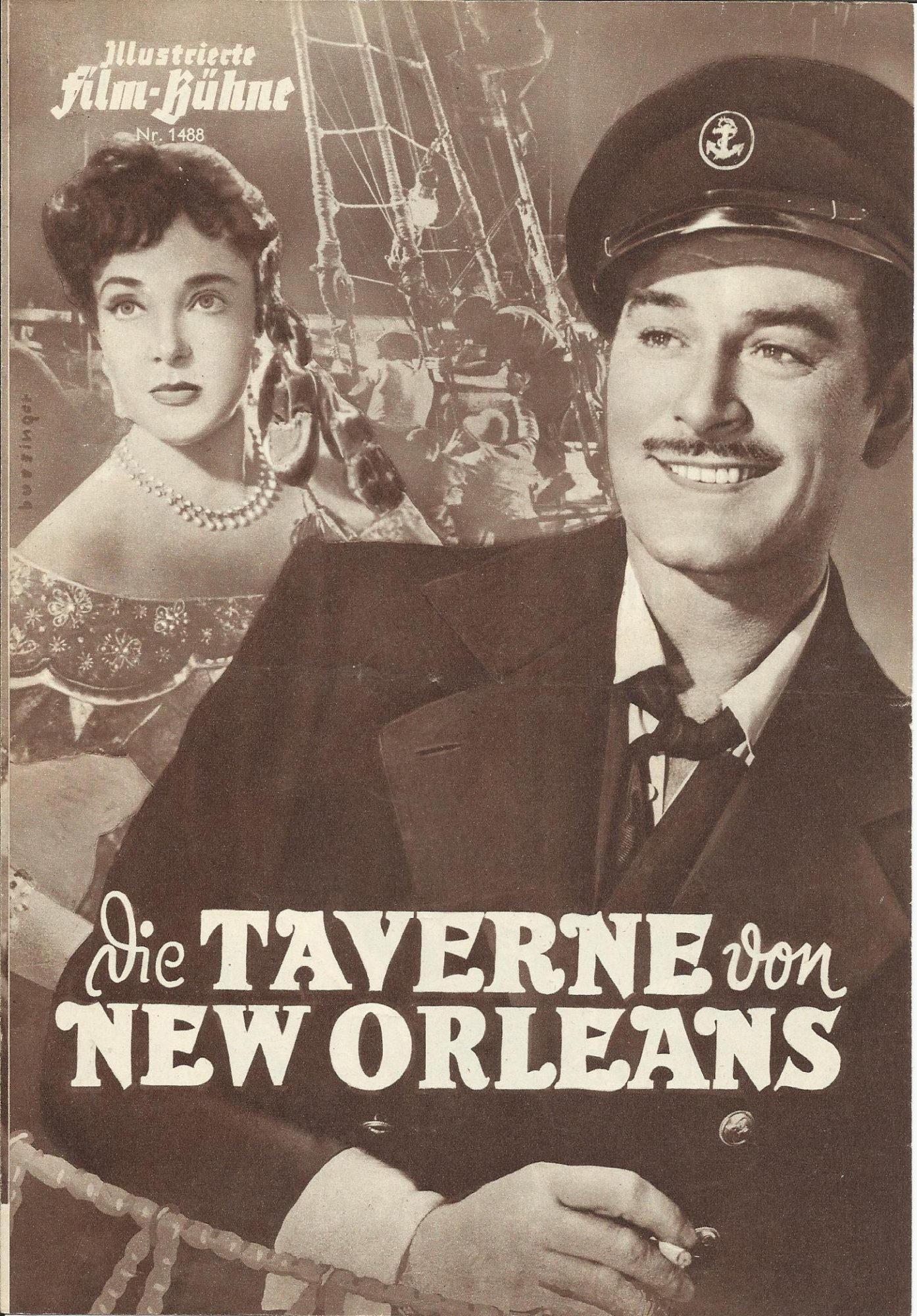 1488: Die Taverne von New Orleans ( William Marshall ) Eroll Flynn, Marcel Grignon, René Cloerec, Errol Flynn, Micheline Presle