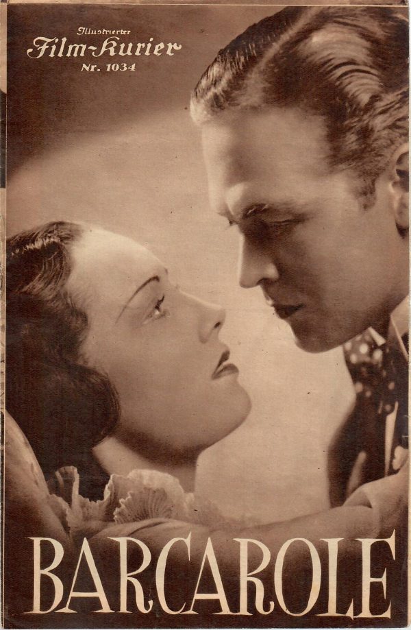 1034: Barcarole ( Hoffmanns Erzählungen ) Lida Baarova, Willy Birgel, Gustav Fröhlich, Elsa Wagner, Will Dohm, Hubert von Meyerinck, Hilde Hildebrand,