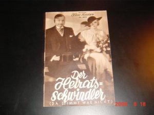 1054: Heirats - Schwindler Victor de Kowa Adele Sandrock