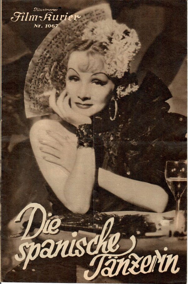 1067: Die spanische Tänzerin ( Josef von Sternberg ) Marlene Dietrich, Cesar Romero, Lionell Atwill,