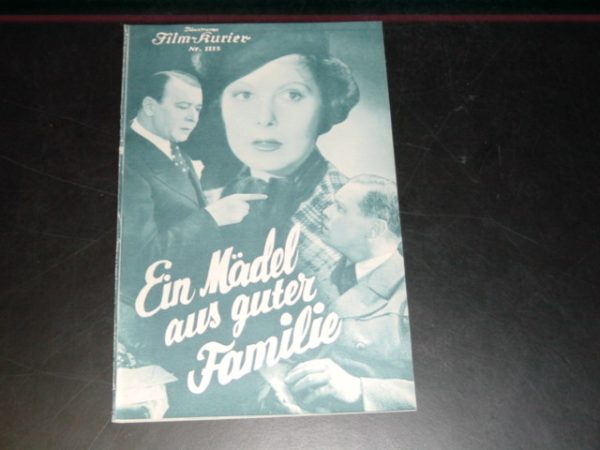 1115: Ein Mädel aus guter Familie Ellen Frank Oskar Sima