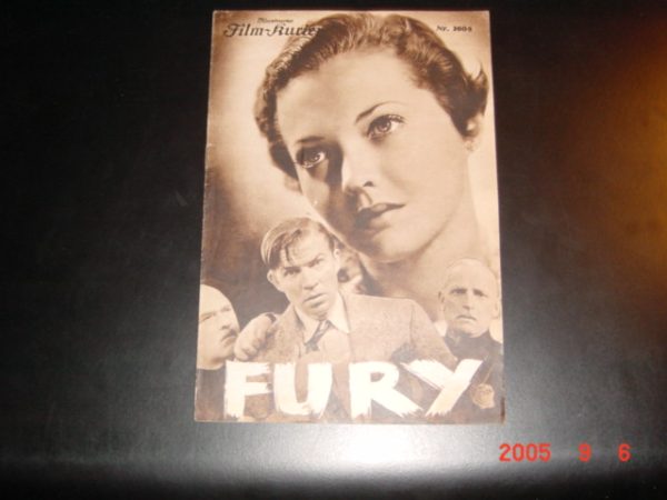 1608: Fury Sylvia Sidney Spencer Tracy Bruce Cabot