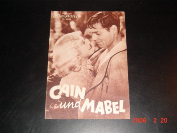 1621: Cain und Mabel Clark Gabel Marion Davies E. E. Clive
