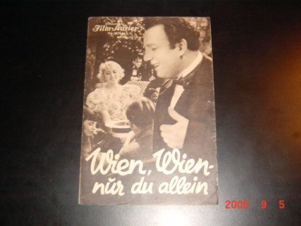 1714: Wien, Wien - nur du allein Richard Tauber Frank Vosper