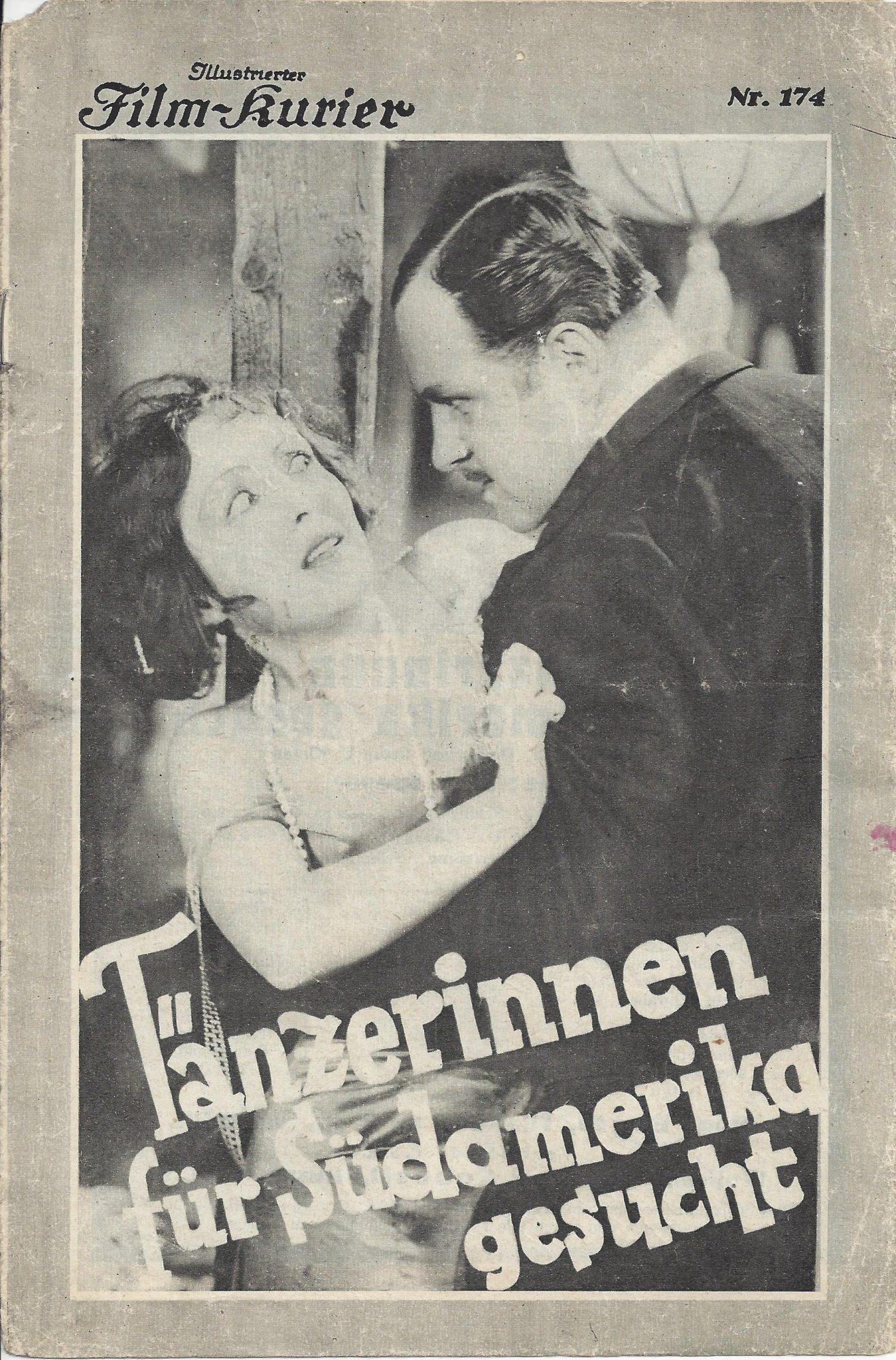 IFK: Nr: 174 : Tänzerinnen für Südamerika gesucht, Dita Parlo, Grete Natzler, Hedwig Bleibtreu, Harry Frank,