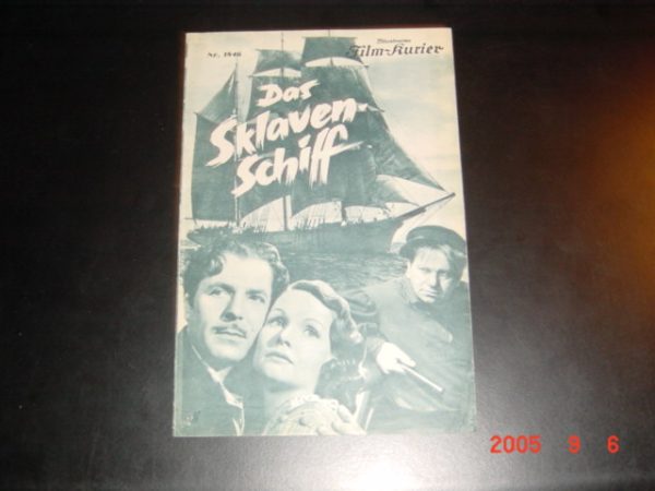 1846: Das Sklaven - Schiff Warner Baxter Wallace Beery