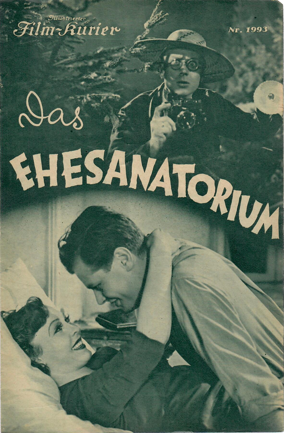 1993: Das Ehesanatorium ( Toni Huppertz ) Hilde Sessak, Käthe Haack, Volker von Collande, Günther Lüders, Charlott Dauderth, Beppo Brem,