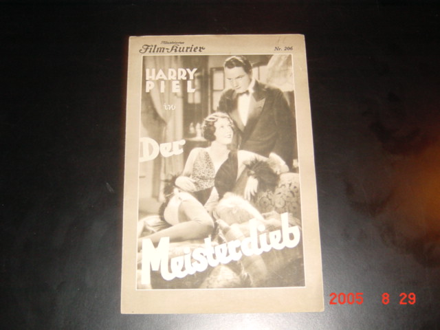 IFK: Nr: 206 : Der Meisterdieb ( Schatten der Unterwelt ) Harry Piel, Dary Holm, Elisabeth Pinajeff, Hans Junkermann, Leopold von Ledebour, Eugen Rex,
