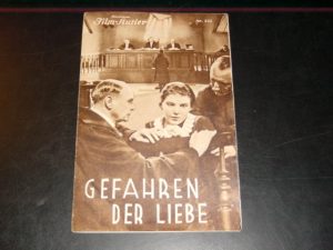 IFK: Nr: 231 : Gefahren der Liebe ( Eugen Thiele ) Veit Harlan, Toni van Eyck, Else Bassermann, Hans Stüwe, Albert von Schlettow, Kurt Lilien,