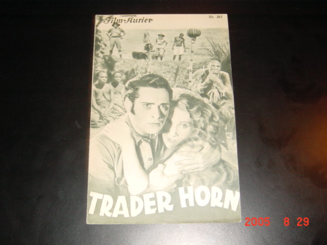 IFK: Nr: 261 : Trader Horn ( Afrika ) ( W.S. van Dyke ) Harry Carey, Edwina Booth, Duncan Renaldo, Mutia Omoolu,