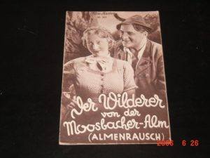 IFK: Nr: 353 : Der Wilderer Moosbacher Alm Max Schreck