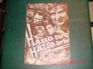 IFK: Nr: 401 : Hallo Paris ! - Hallo Berlin !