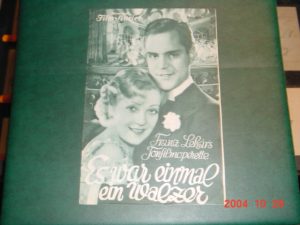 IFK: Nr: 413 : Walzer Franz Lehar Paul Hörbiger Martha Eggerth