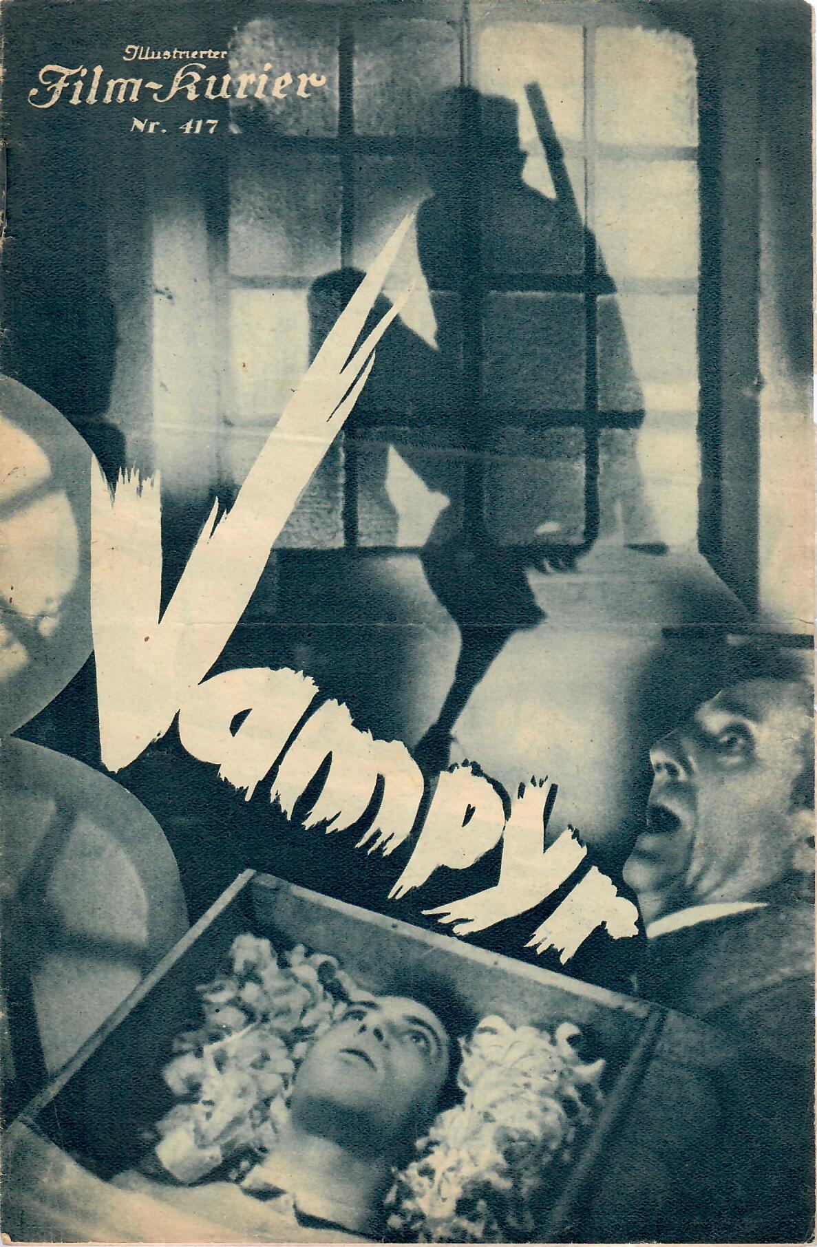 IFK: Nr: 417 : Vampyr ( Ch. Th. Dreyer ) Sybille Schmitz, Julien West, Maurice Schutz, Rena Mandel,