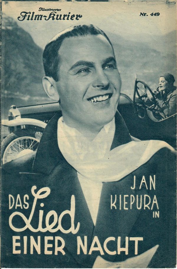 IFK: Nr: 449 : Lied einer Nacht Jan Kiepura Magda Schneider