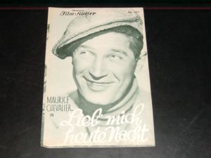 IFK: Nr: 473 : Lieb mich heute Maurice Chevalier Myrna Loy