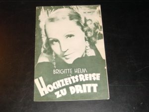 IFK: 524: Hochzeitsreise zu dritt Brigitte Helm Oskar Sima