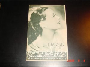 IFK: 542: Frau Thea schickt sich das ? Lil Dagover Paul Bildt
