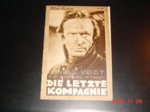 IFK: Nr: 60 : Die letzte Kompagnie Conrad Veidt