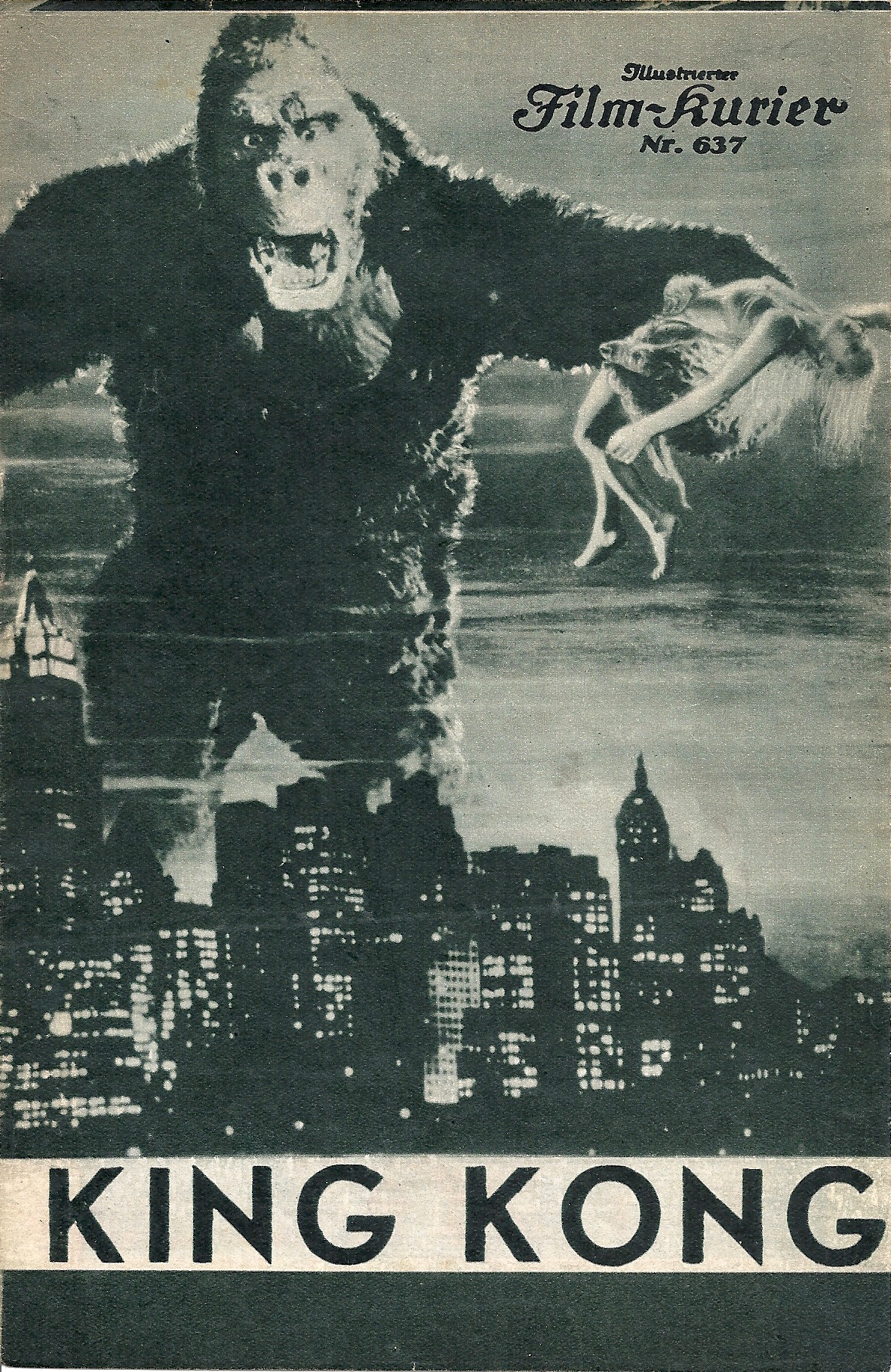 637: King Kong Fay Wray Bruce Cabot ( EDGAR WALLACE )