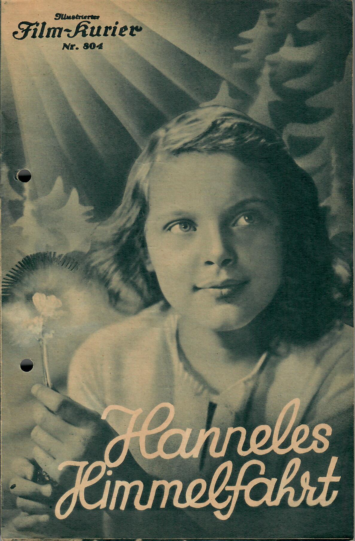 804: Hannerls Himmelfahrt ( Thea von Harbou ) Rudolf Klein - Rogge, Käthe Haack,Theodor Loos, Elisabeth Wendt, Else Elster,