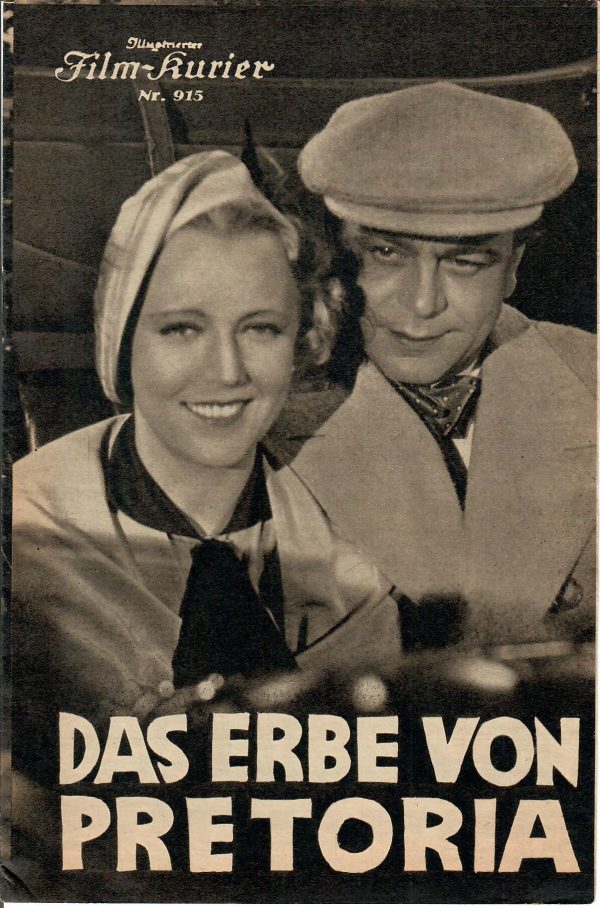 915: Das Erbe von Pretoria, Paul Hartmann, Gustaf Gründgens, Charlotte Susa, Paul Henckels,