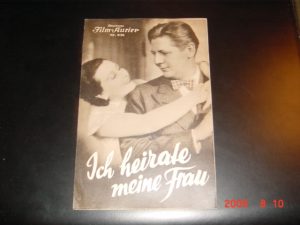 936: Ich heirate meine Frau Lil Dagover Paul Hörbiger