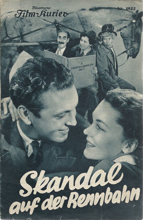 1822: Skandal auf der Rennbahn ( Die Marx Brothers ) Groucho, Chico, Harpo, Allan Jones, Maureen O´Sullivan,