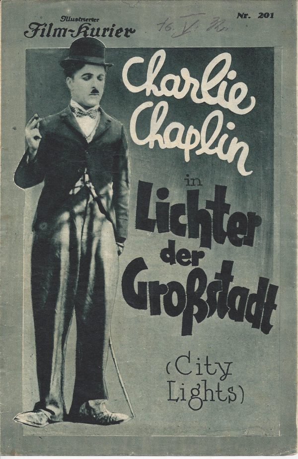 IFK: Nr: 201: Lichter der Großstadt ( City Lights ) Charlie Chaplin, Virginia Cherrill,