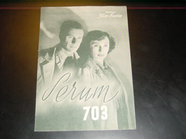 1213: Serum 703 ( White Corridors ) Moira Lister, Patula Clark,