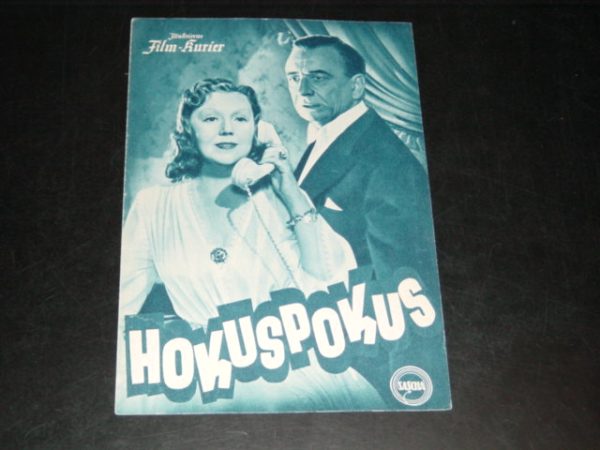 1645: Hokuspokus, Curt Goetz, Valerie von Martens,