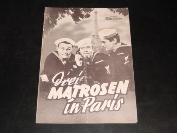 2201: Drei Matrosen in Paris, Tony Curtis, Gloria de Haven,