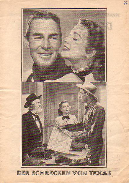417: Der Schrecken von Texas, Randolph Scott, Lex Barker,