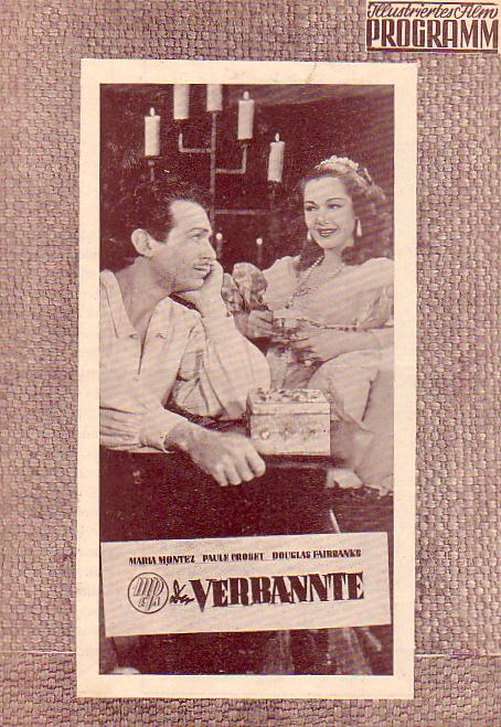 531: Der Verbannte, Douglas Fairbanks jr. Maria Montez,