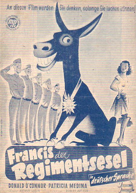 504: Francis der Regimentsesel, Patricia Medina, D. O´Connor,
