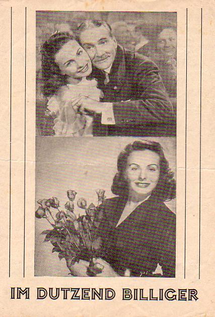 515: Im Dutzend Billiger, Myrna Loy, Clifton Webb,