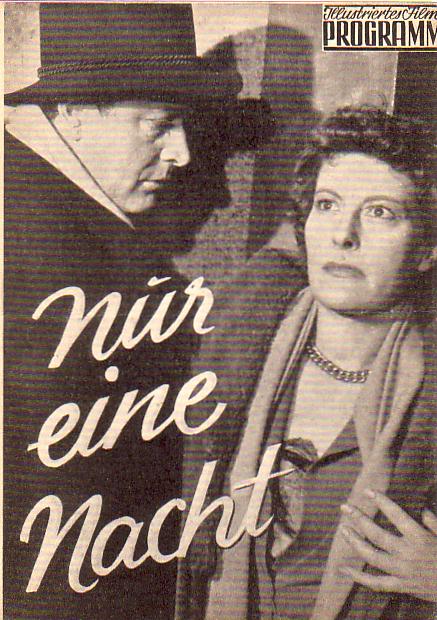 411: Nur eine Nacht, Marianne Hoppe, Hans Söhnker,