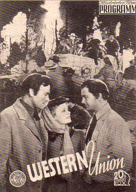 219: Western Union, Robert Young, Randolph Scott,