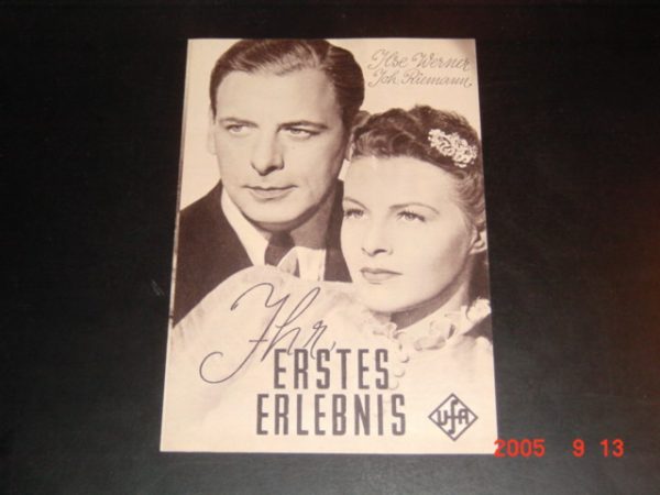 Ihr erstes Erlebnis, Ilse Werner Johannes Riemann