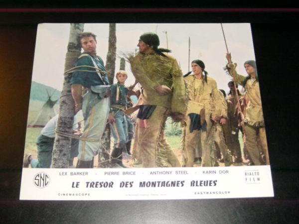 Winnetou II : Aushang: Merril wird von Indianer gefoltert,