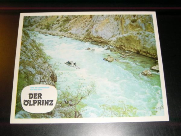 Der Ölprinz : Aushangfoto: Floss im reissenden Strom ...