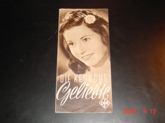 Die keusche Geliebte, Willy Fritsch Camilla Horn Paul Dahlke